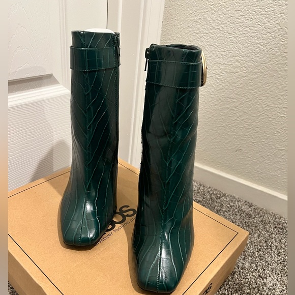 ASOS | Shoes | Nwt Asos Green Croc Boots | Poshmark
